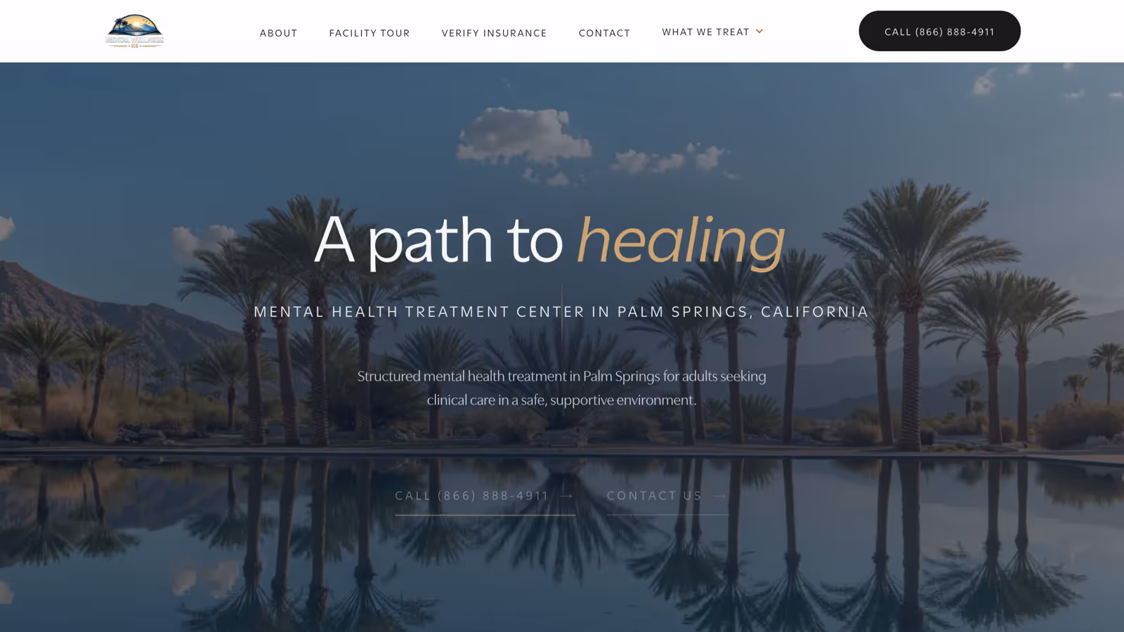 Mental Wellness KS website hero